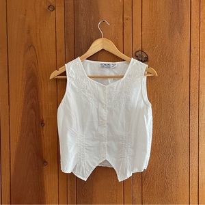 Vintage 90s cropped cotton top